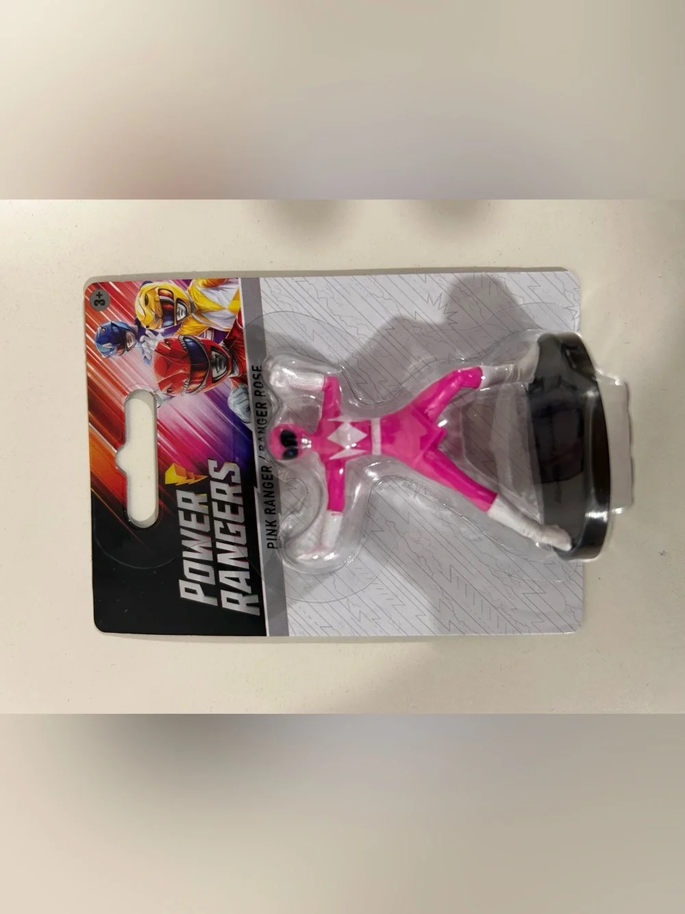Power Rangers Mini Figures NEW LOT 5 pc Pink Black Red Green Blue cake toppers